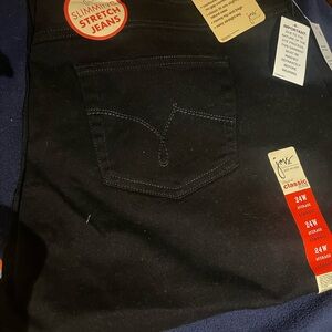 Just My Size Black Slim Stretch Jeans